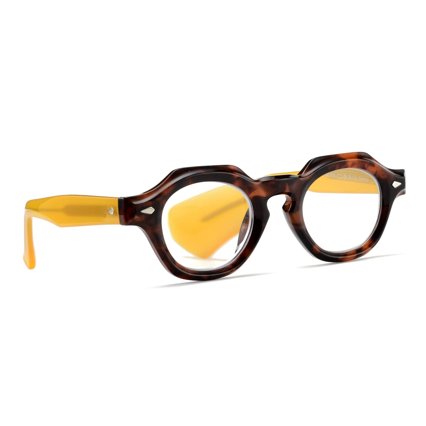Readers - TOBY | Tortoise | Yellow Temples | Blue Light