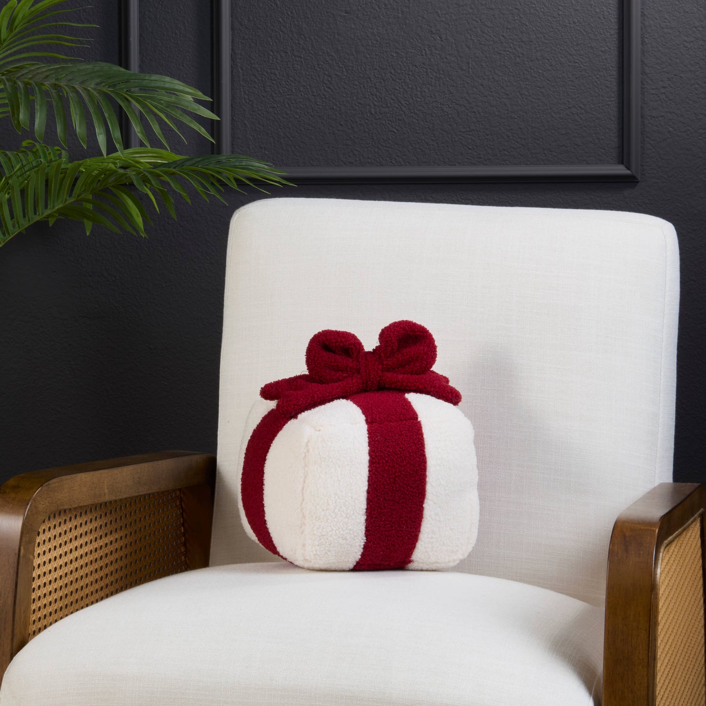 Gift Box Shaped Throw Pillow
