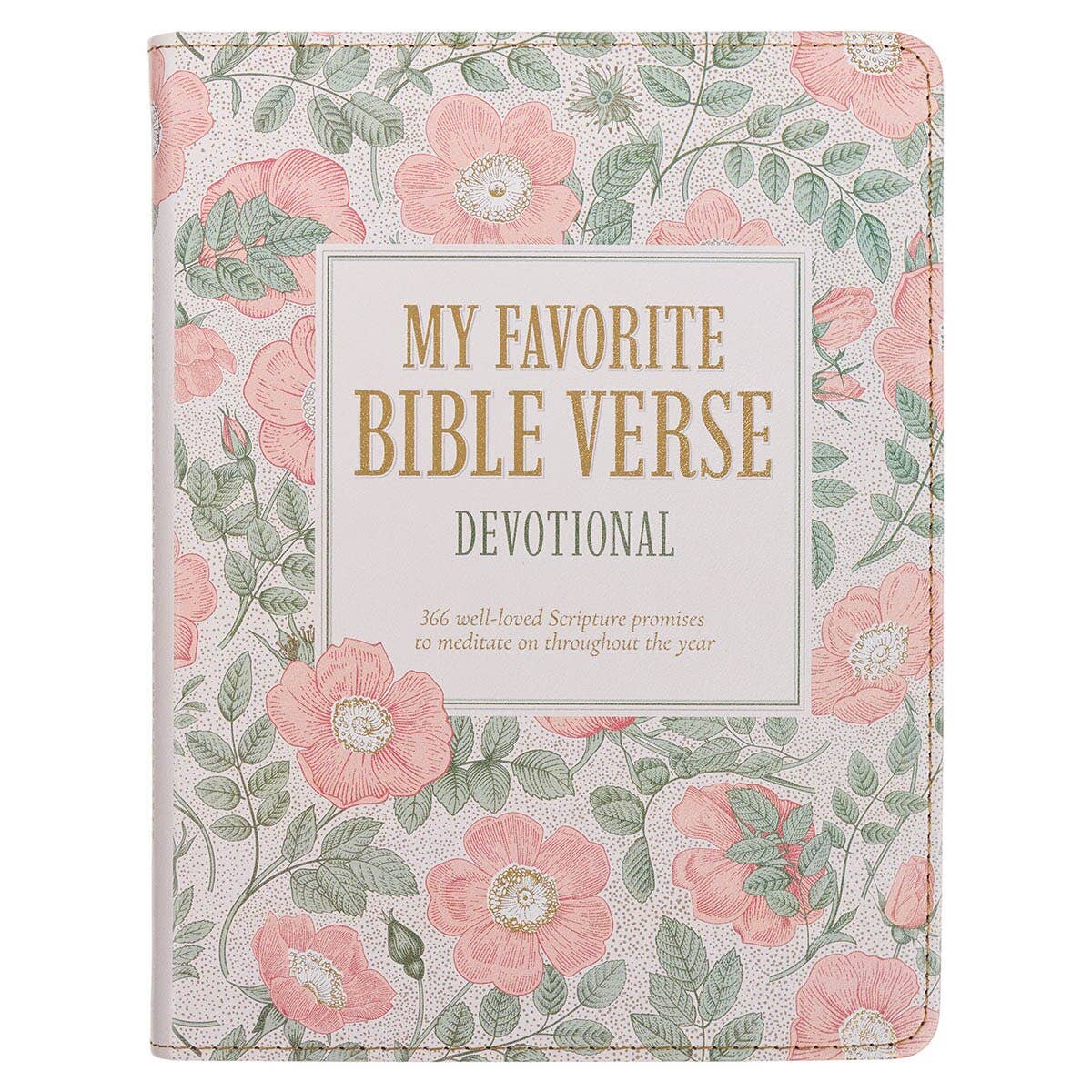 Devotional My Favorite Bible Verse Faux Leather Pink