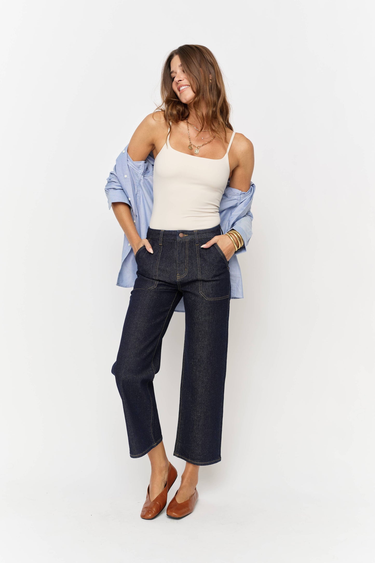 Aberdeen Carpenter Crop Jeans