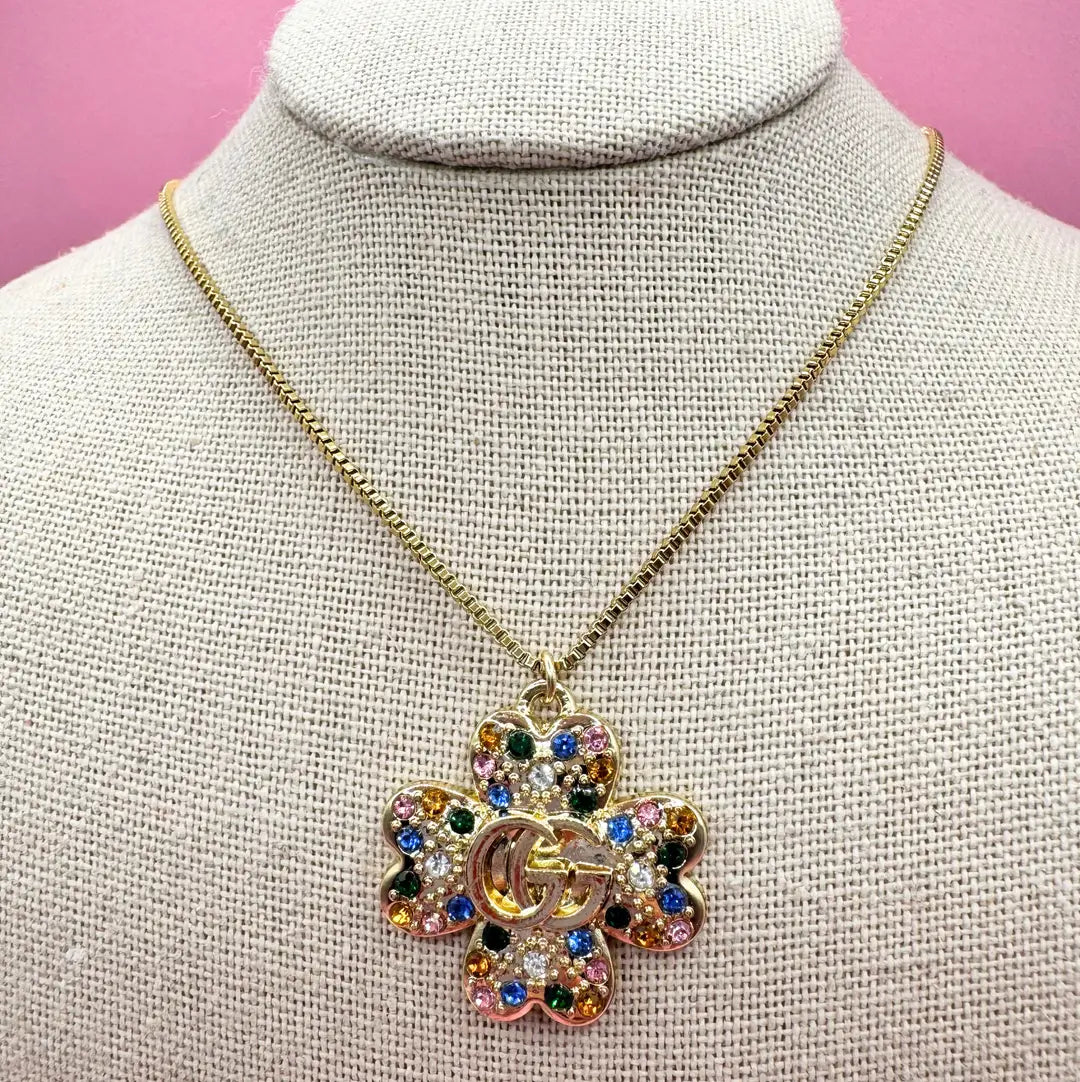 14kt Gold Upcycled Gucci Necklace