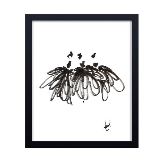 Study Of Dress No.3' Framed Print Wall Art