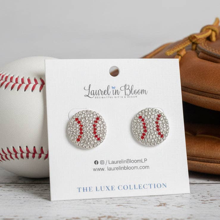 Baseball Diamonds LUXE Earrings