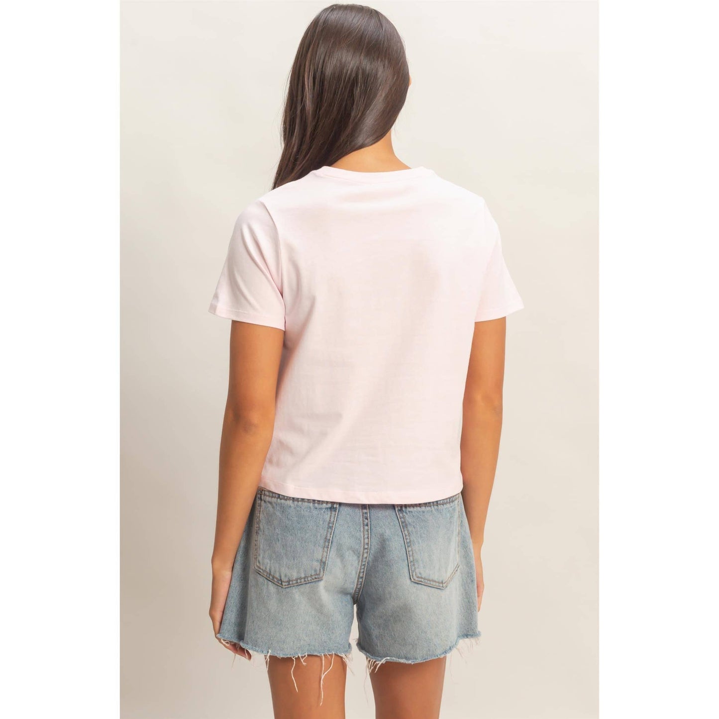Crew Neck Cotton T-Shirt