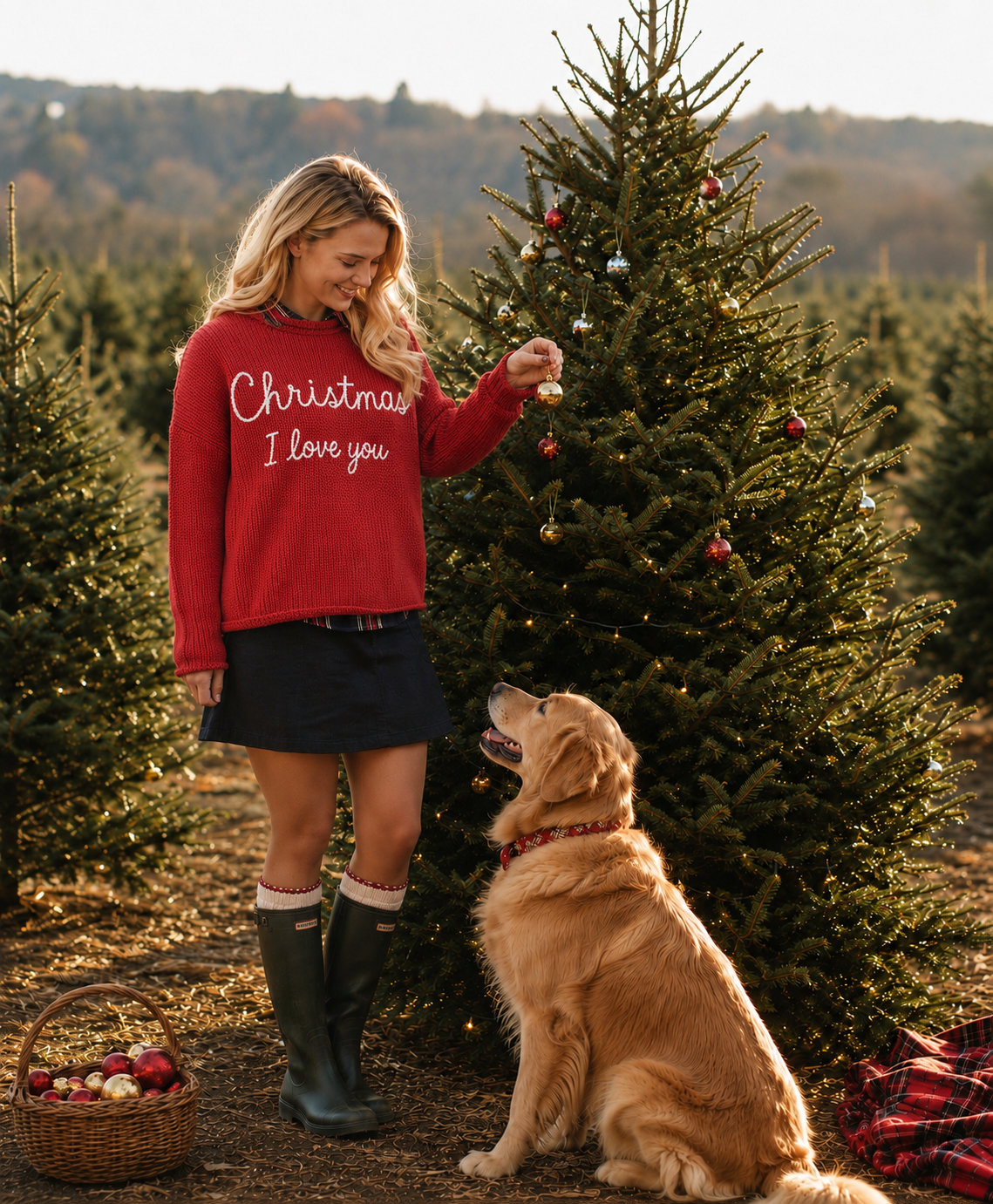 Christmas I love you, Chloe Roll Neck sweater