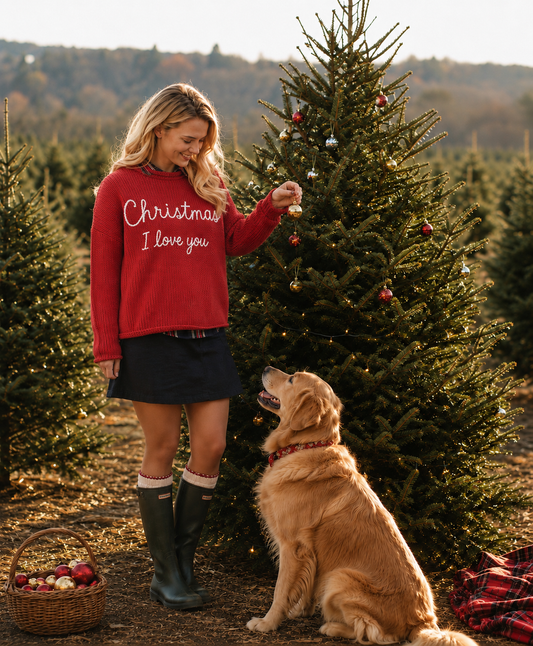 Christmas I love you, Chloe Roll Neck sweater