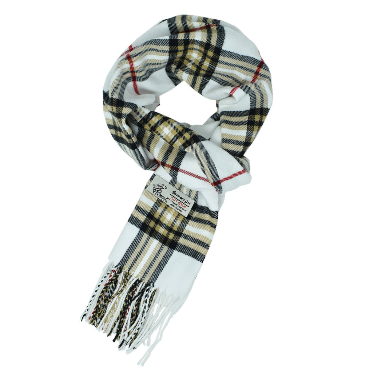 Winter Scarf Classic Tartan Plaid Soft Cashmere Feel