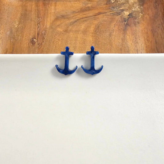 Anchor Studs - Navy