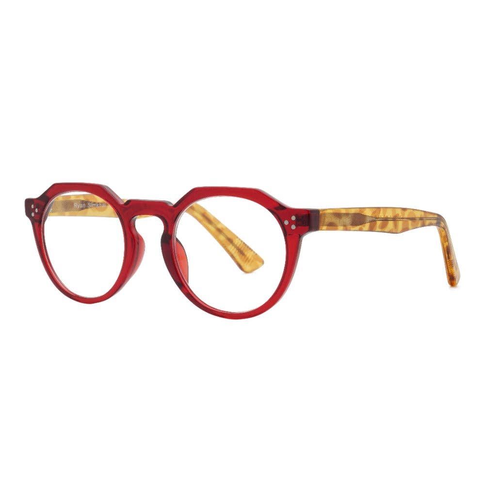 PARKER | Red | Tortoise | Blue Light