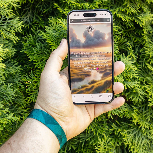 Keep Smiling NFC Positivity Bracelet