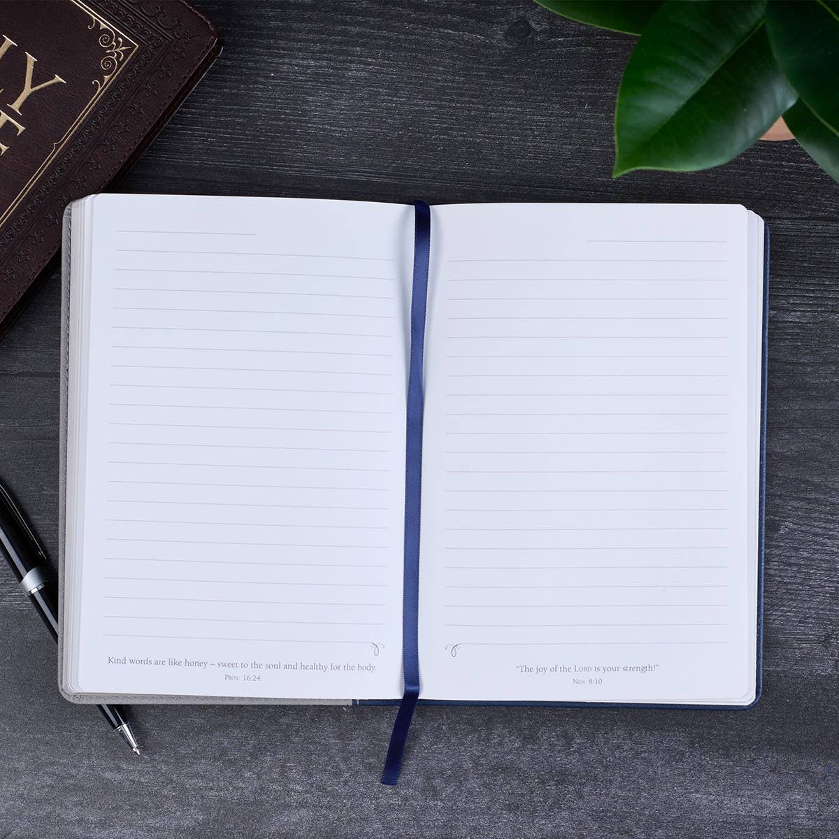 Journal Classic w/Elastic&Pen Holder Walk By Faith 2 Cor 5:7