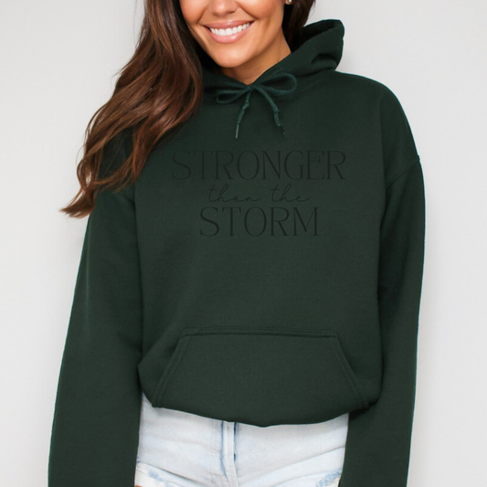 Stronger Than The Storm Hoodie - Custom Hoodie - Reserve, Hudson