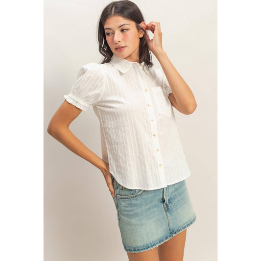 Button-Up Short Sleeve Shirt