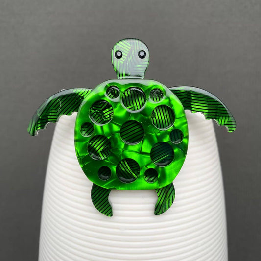 Turtle Acrylic Brooch