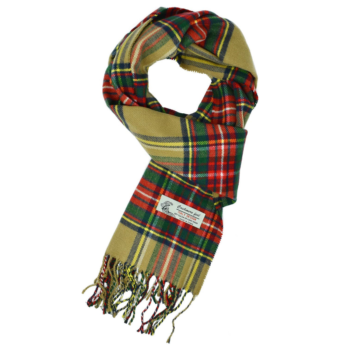 Soft Cashmere Feel Stewart Plaid Winter Muffler Scarf