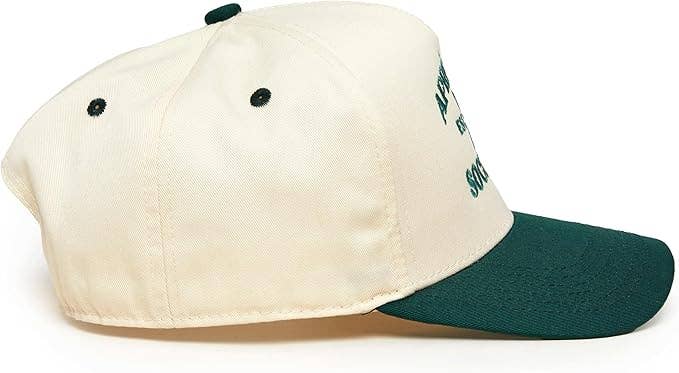 Two Tone Cap -  Apres Ski Social Club - Green/Beige