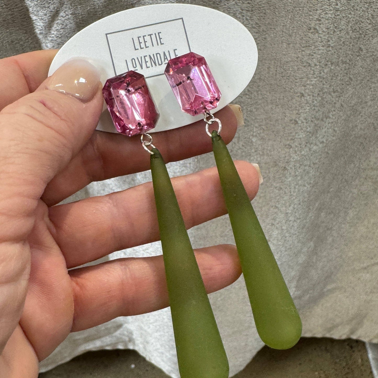 Shine On Statement Teardrop Earrings