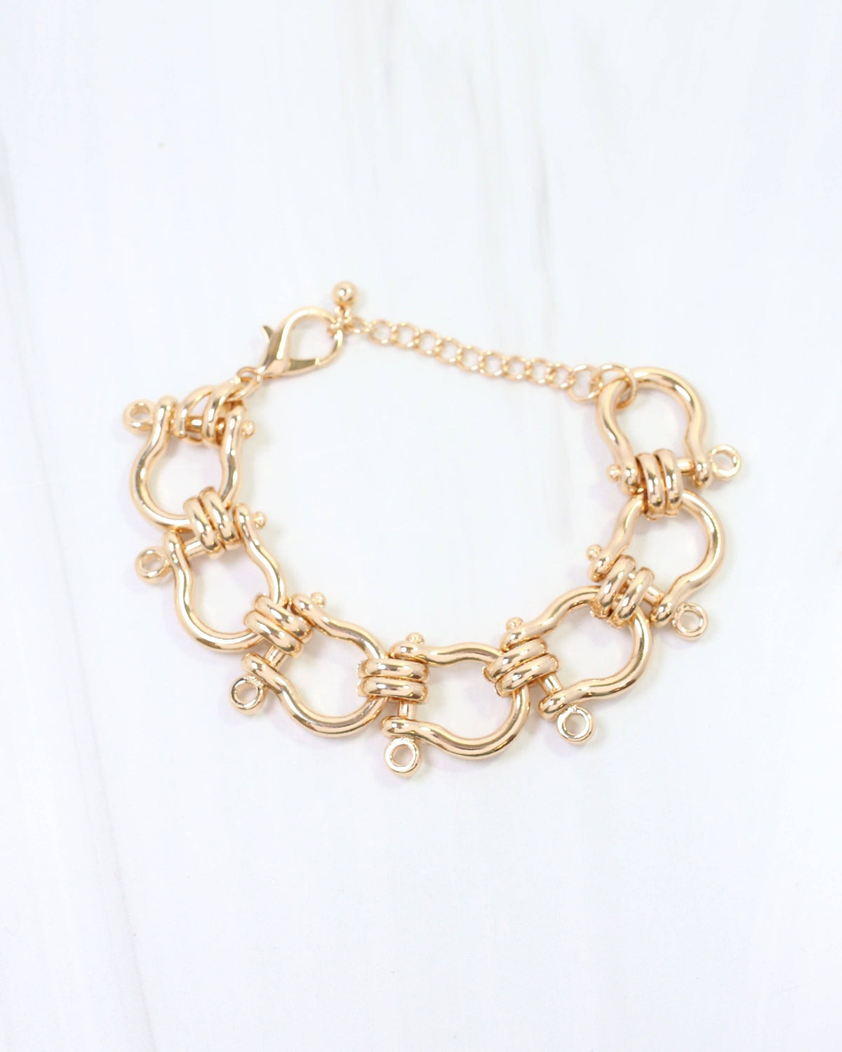 Cannady Horsebit Bracelet WR Gold