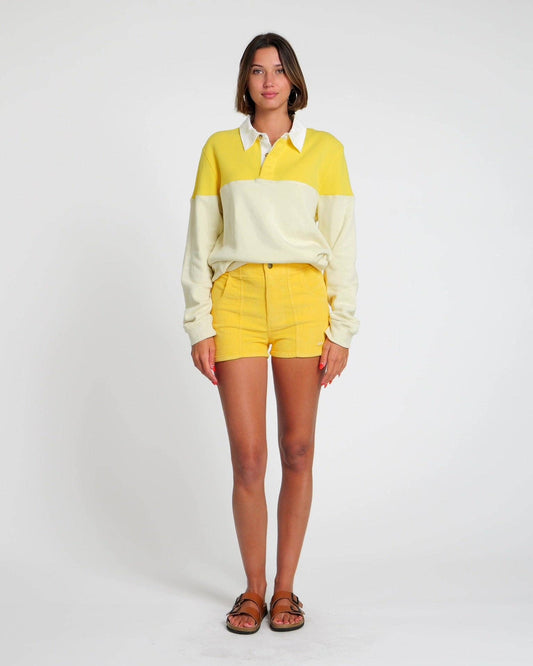 Hammies Retro Corduroy Shorts – Yellow