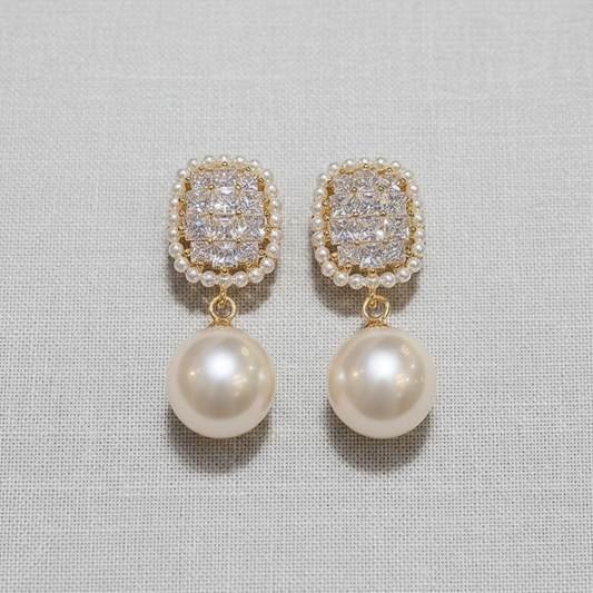 Elegant Pearl Drop Earrings