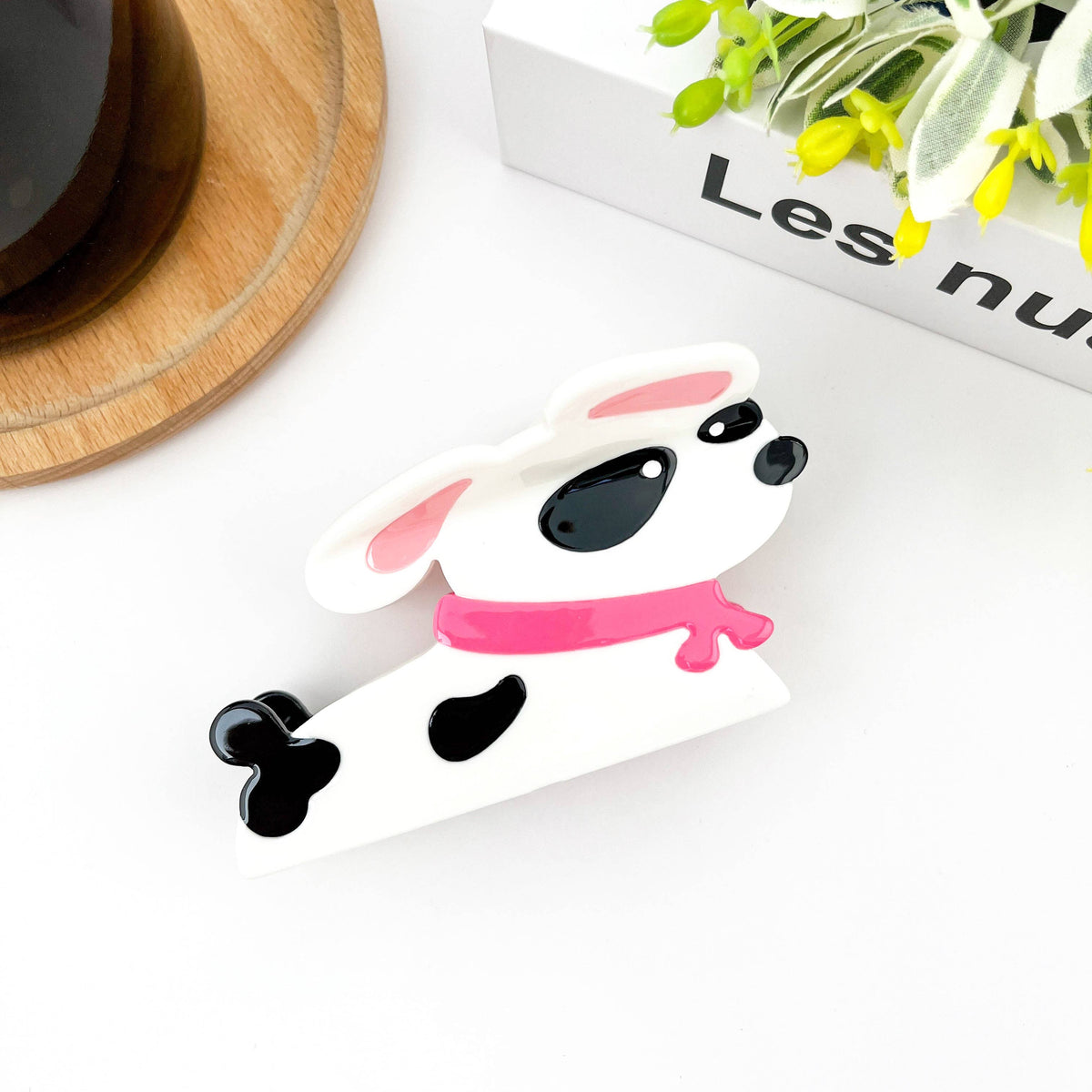 Dalmatian Hair Claw Clip, Eco-friendly Hair Clip