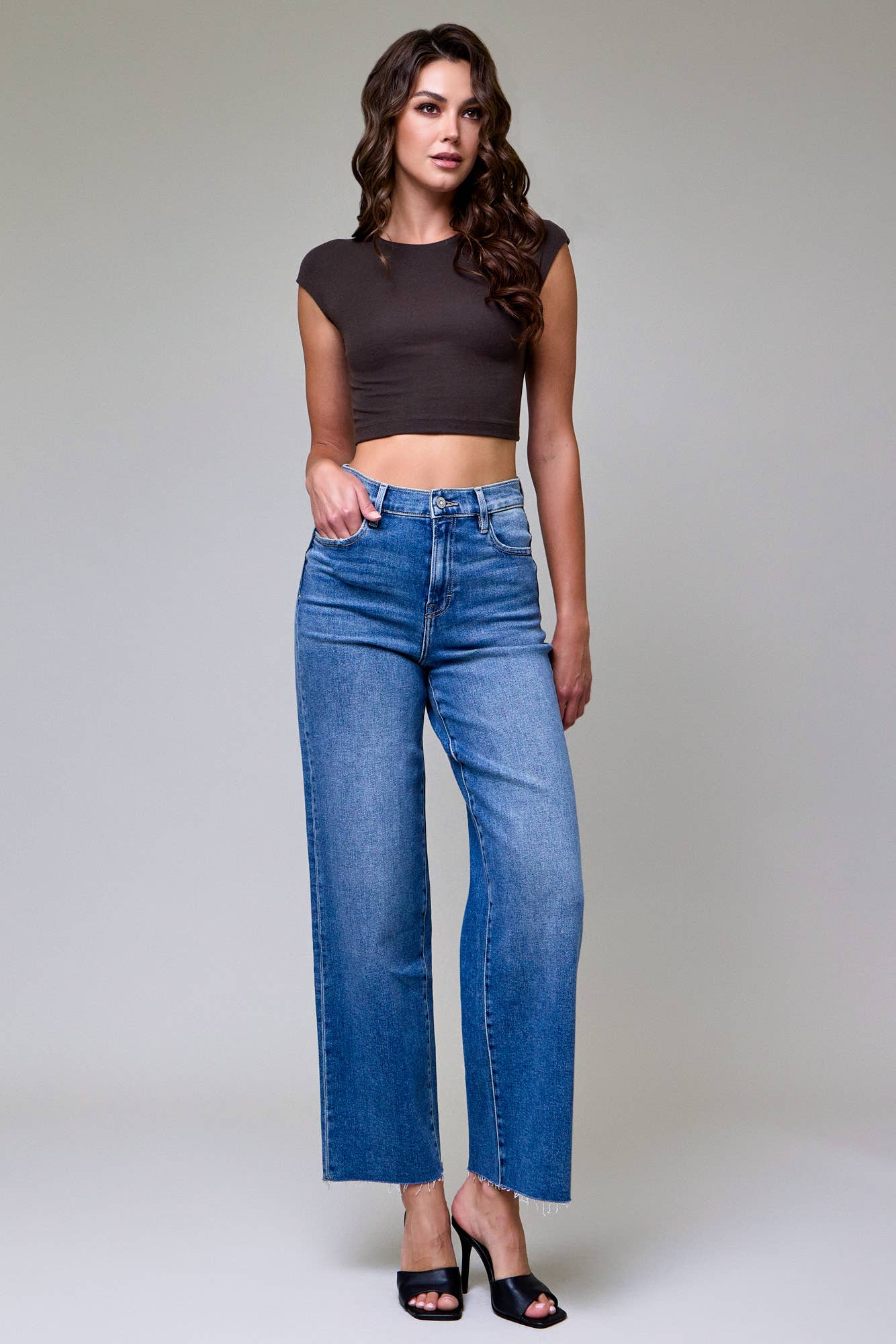Medium Dark Clean Stretch Jeans