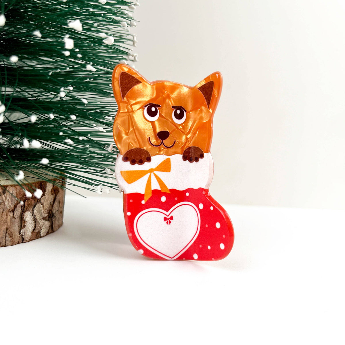 Christmas Dog Claw Clip