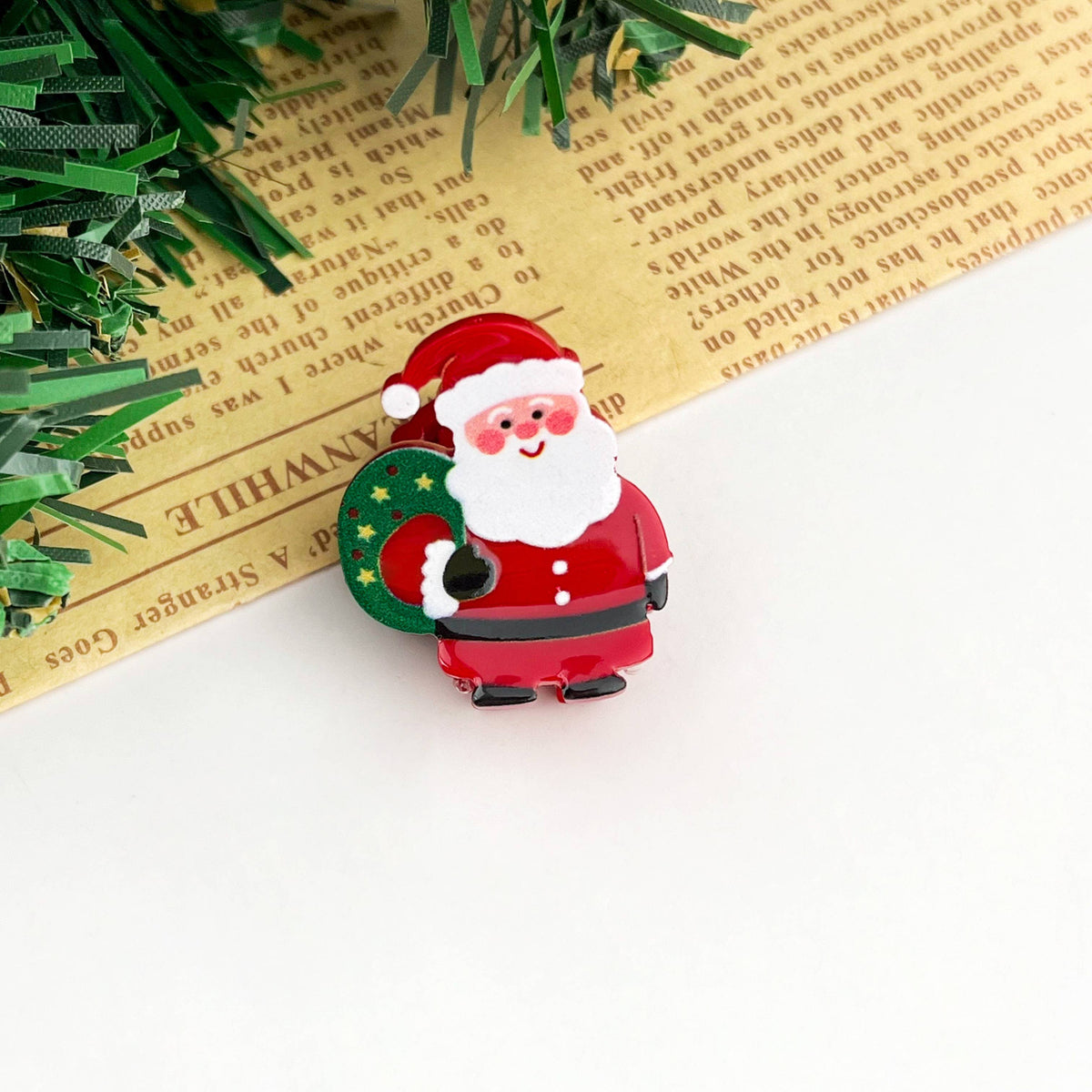 Christmas Mini Hair Claw Clip