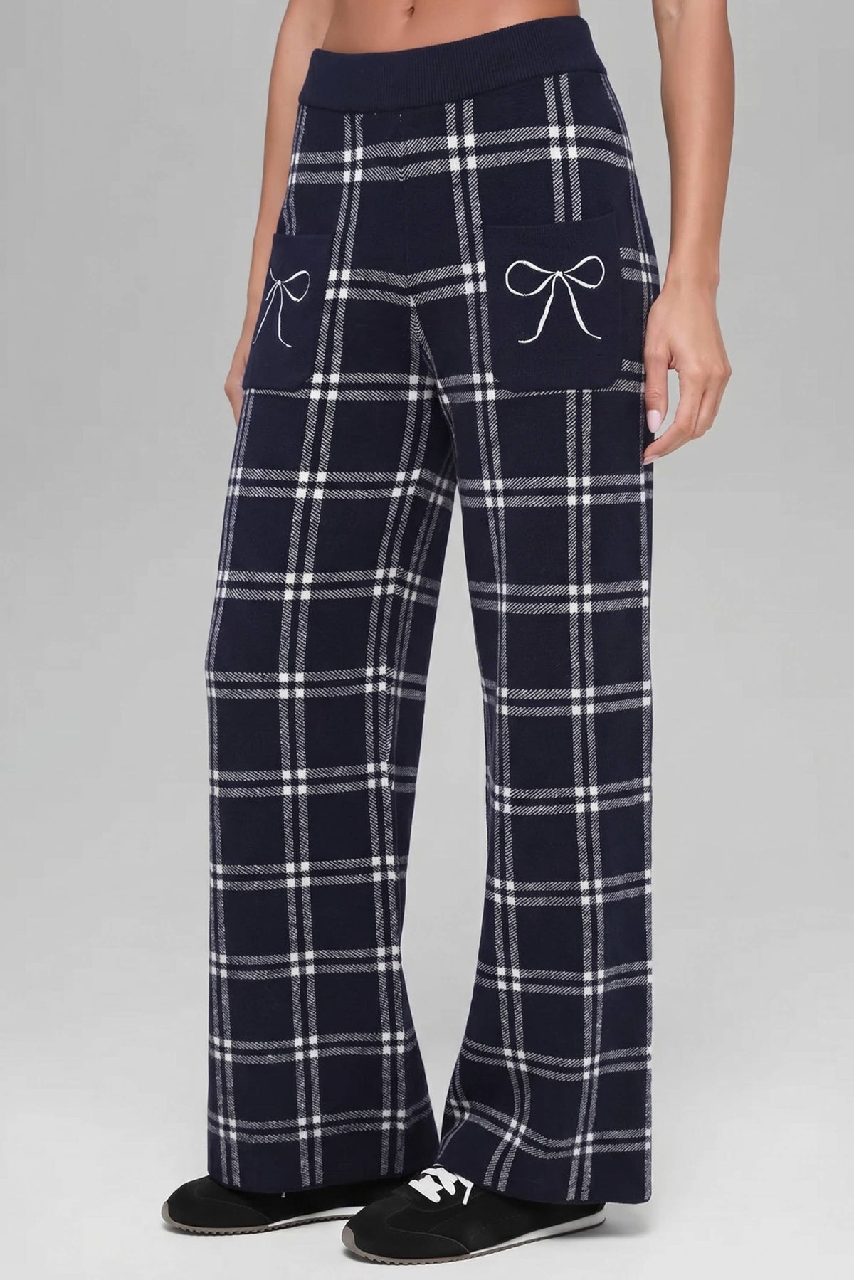Holiday Plaid Knit Lounge Set