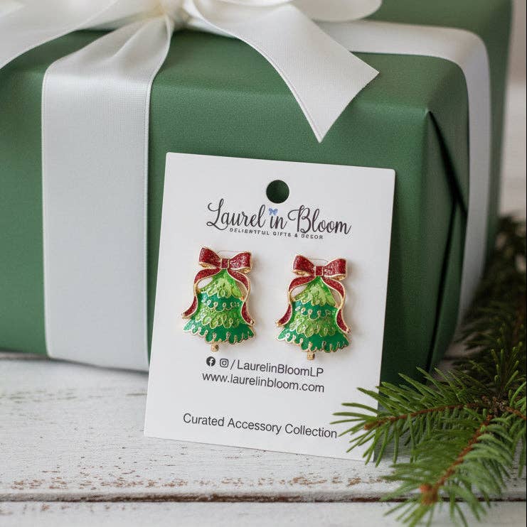 Winter Wonderland Christmas Tree Earrings
