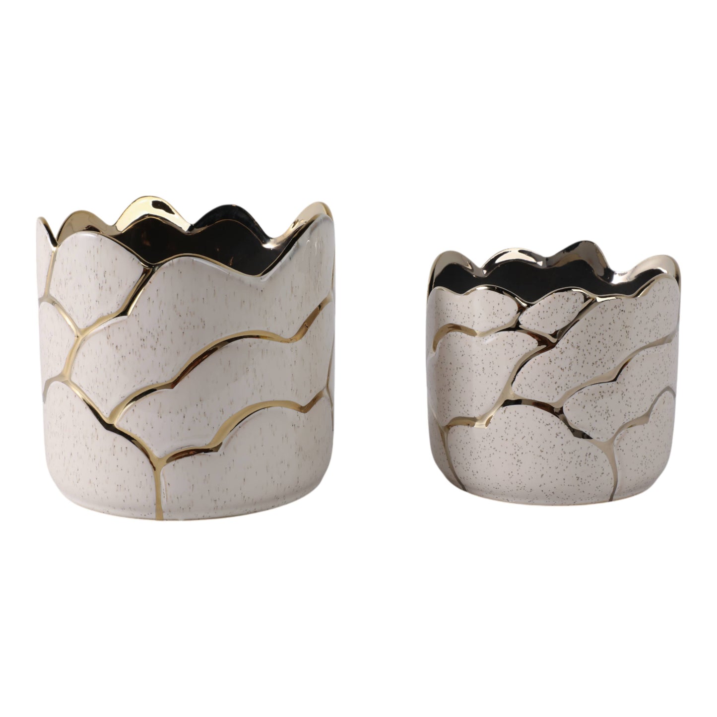 Ivory/Gold Resin Clouds, 6/7 in.