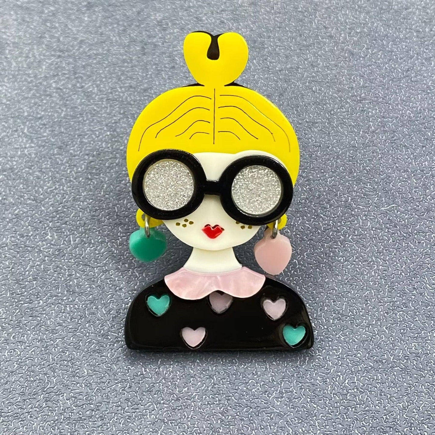Creative Beauty Acrylic Brooch