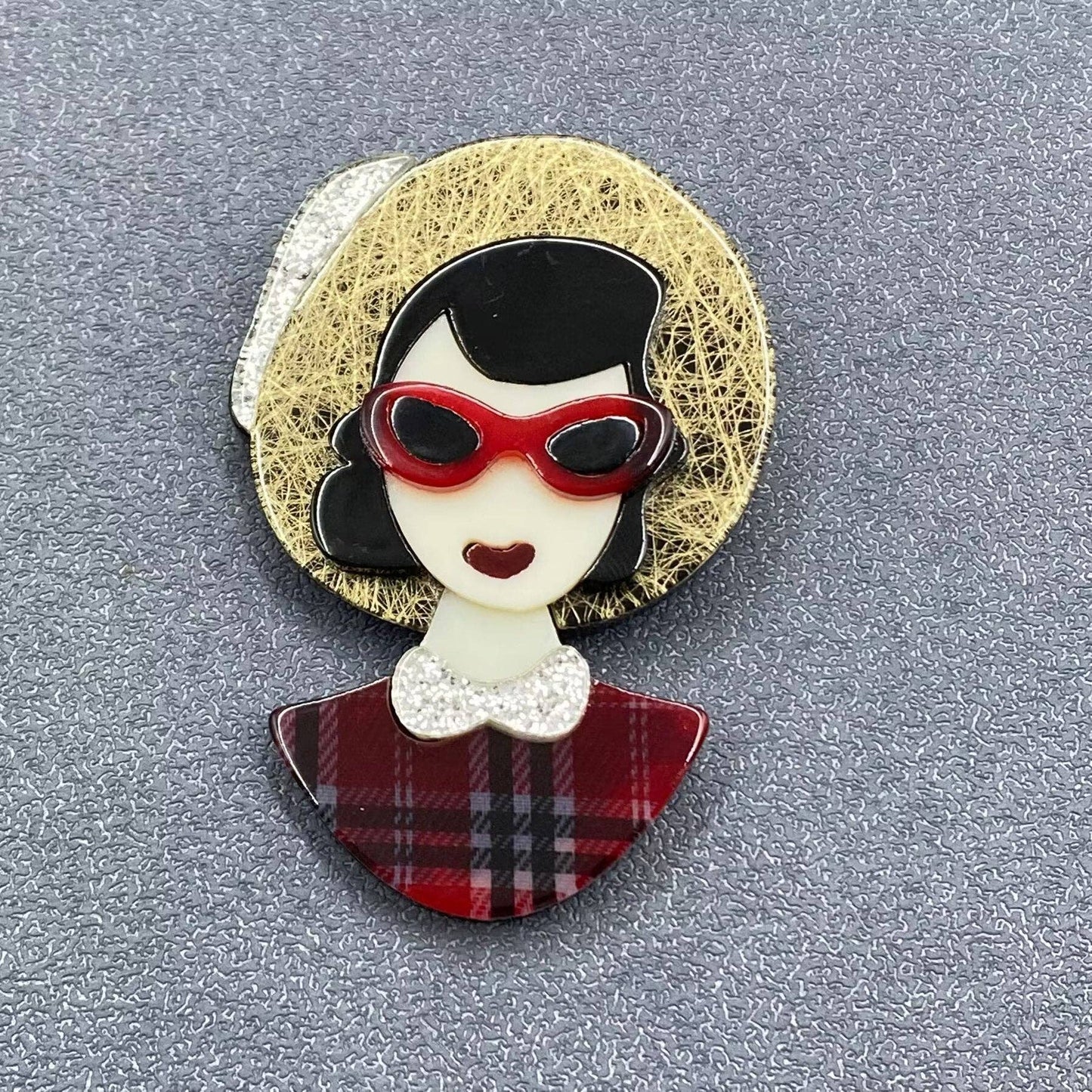 Creative Beauty Acrylic Brooch