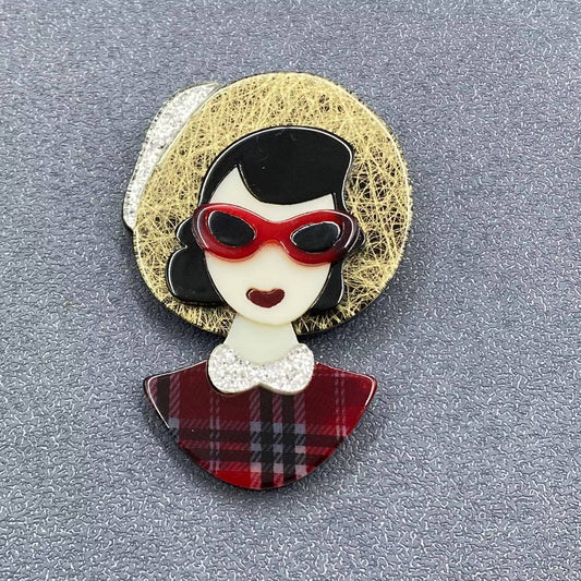 Creative Beauty Acrylic Brooch