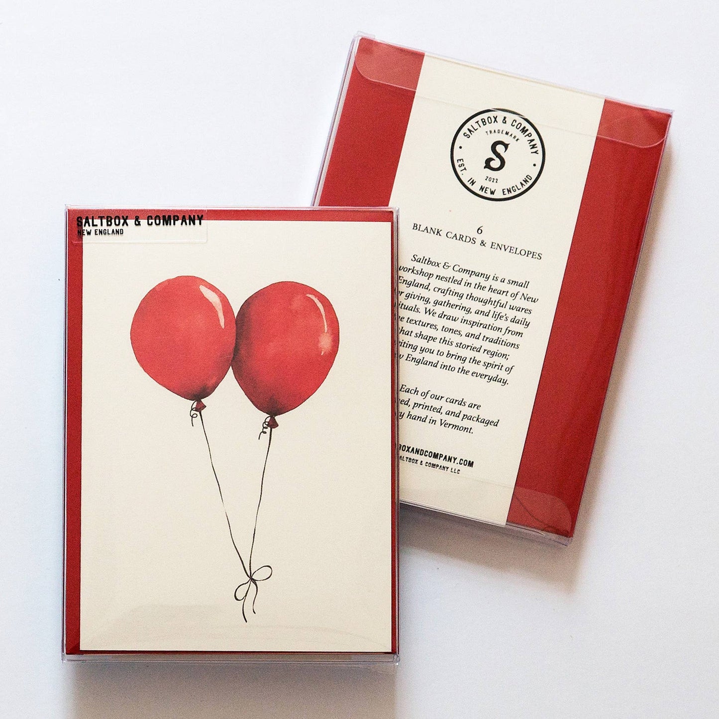 Balloons - Box of 6 Note Cards