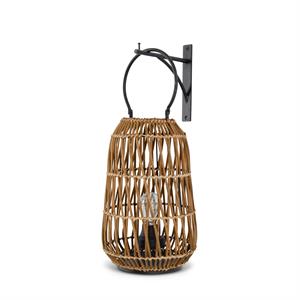 SM Rattan Hanging LED Lantern