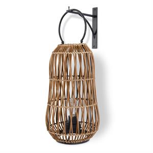 LG Rattan Hanging LED Lantern