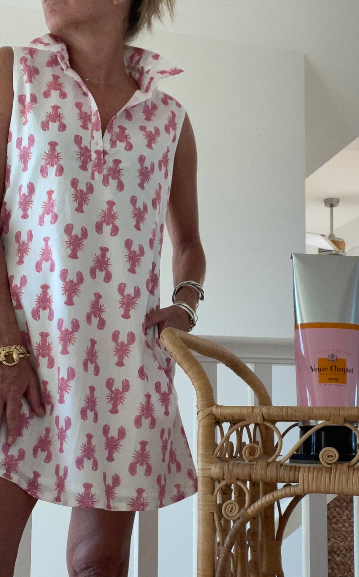 Sconset Lobster Print Dress