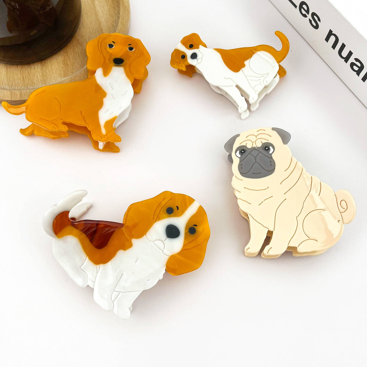 Cute Puppy Hair Claw Clip