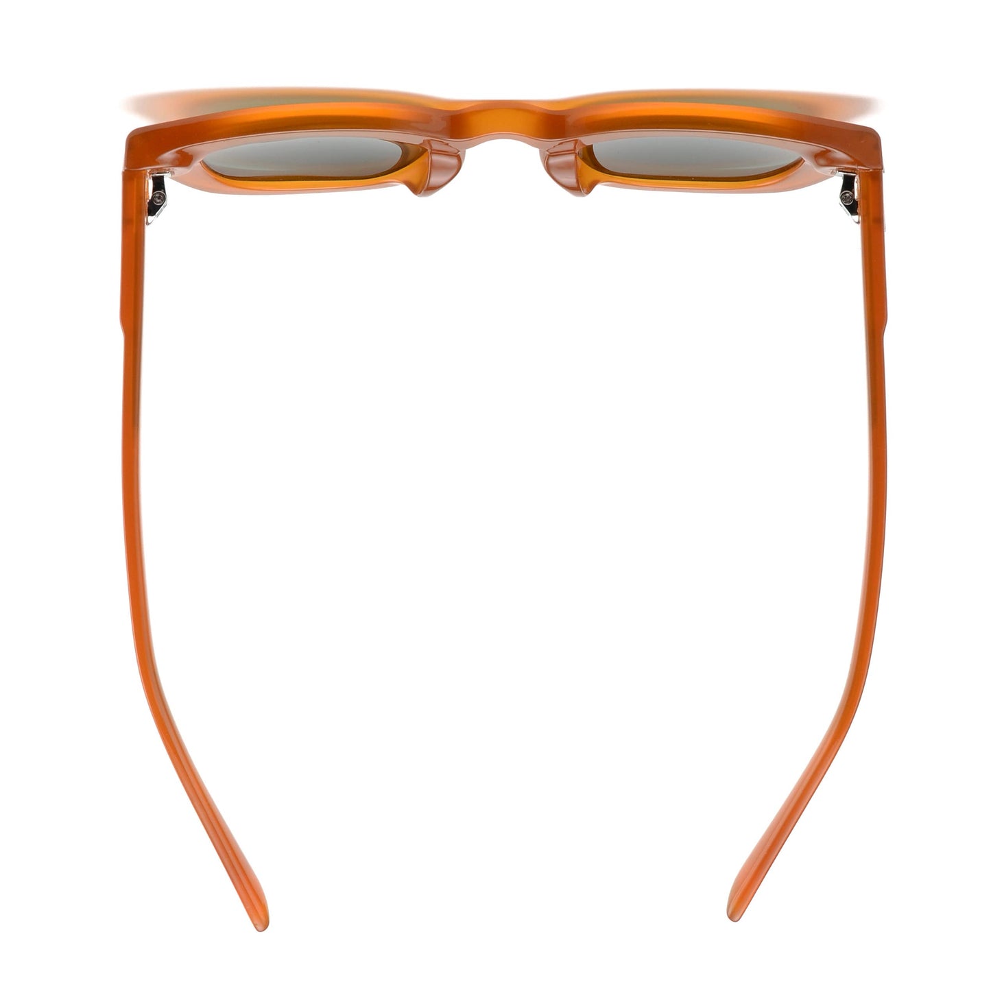 Sunglasses - RAVI |Transparent Caramel | Green Lens