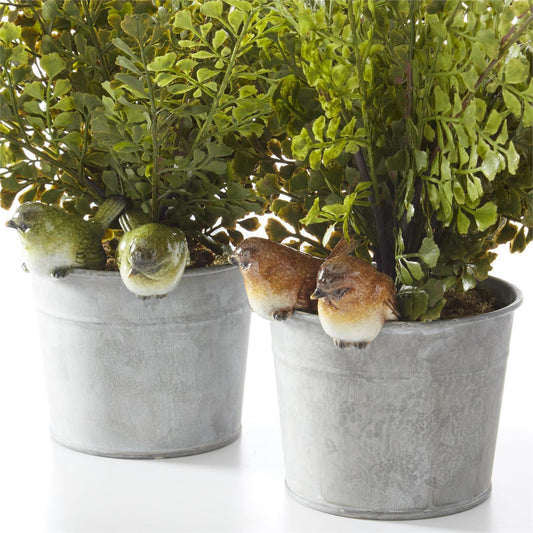 Green Bird Pot Hanger