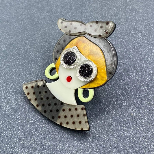Creative Beauty Acrylic Brooch