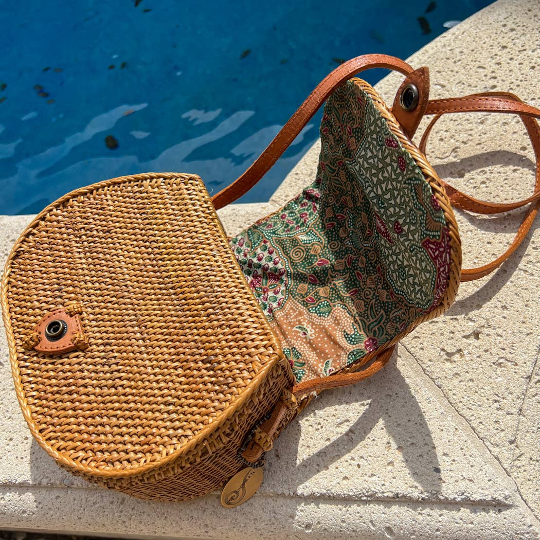 Ata Vine Saddle Bag Crossbody Bag