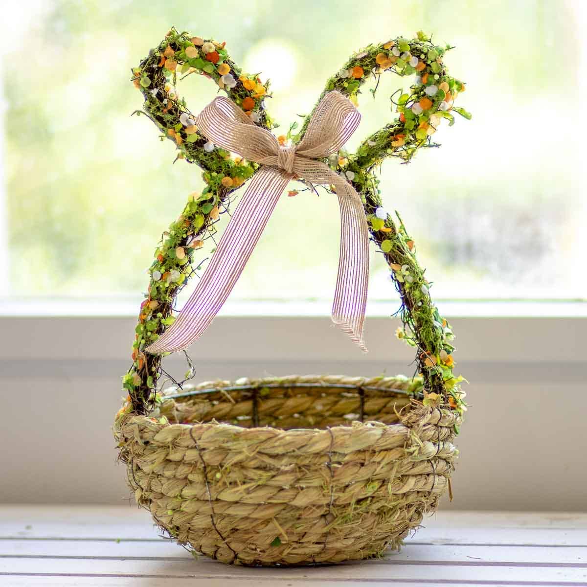 Confetti Bunny Basket    Multi   12.5"