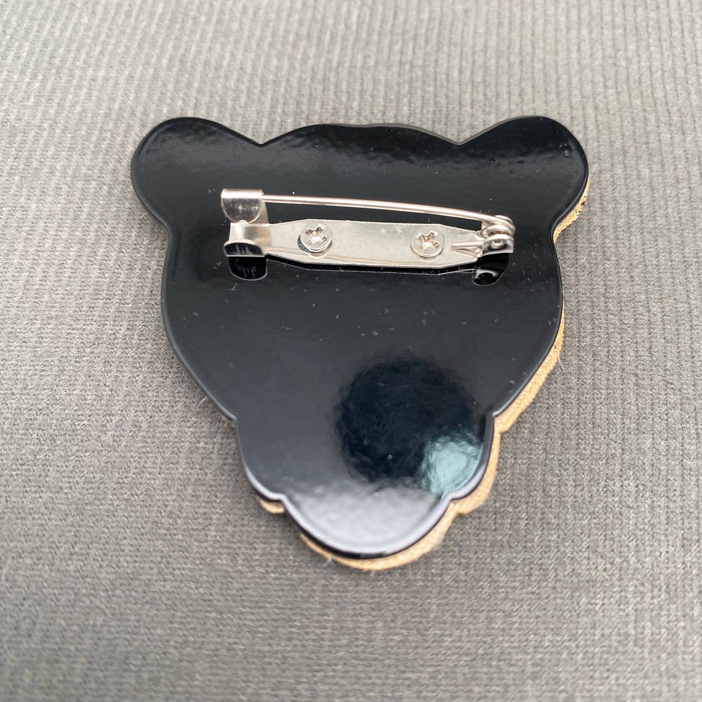 Leopard Head Acrylic Brooch