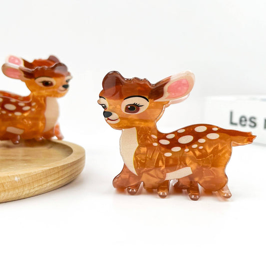 Cute Reindeer Hair Claw Clip