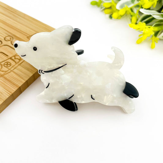 Dog Westie Hair Claw Clip