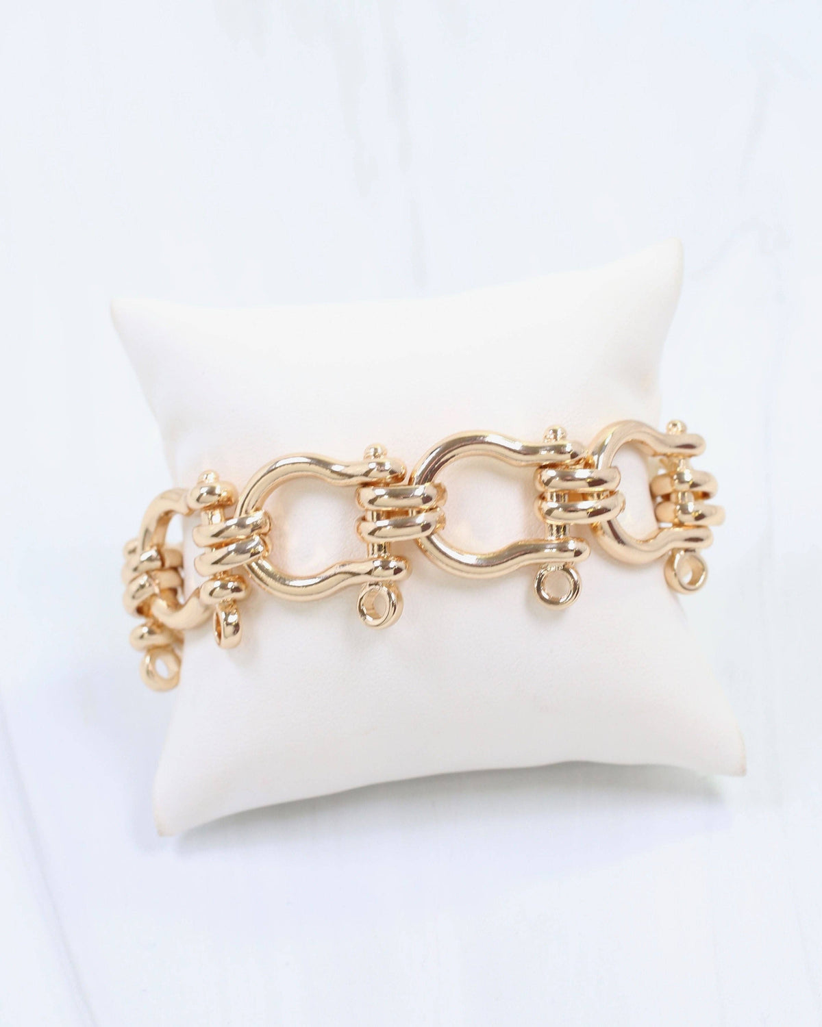 Cannady Horsebit Bracelet WR Gold