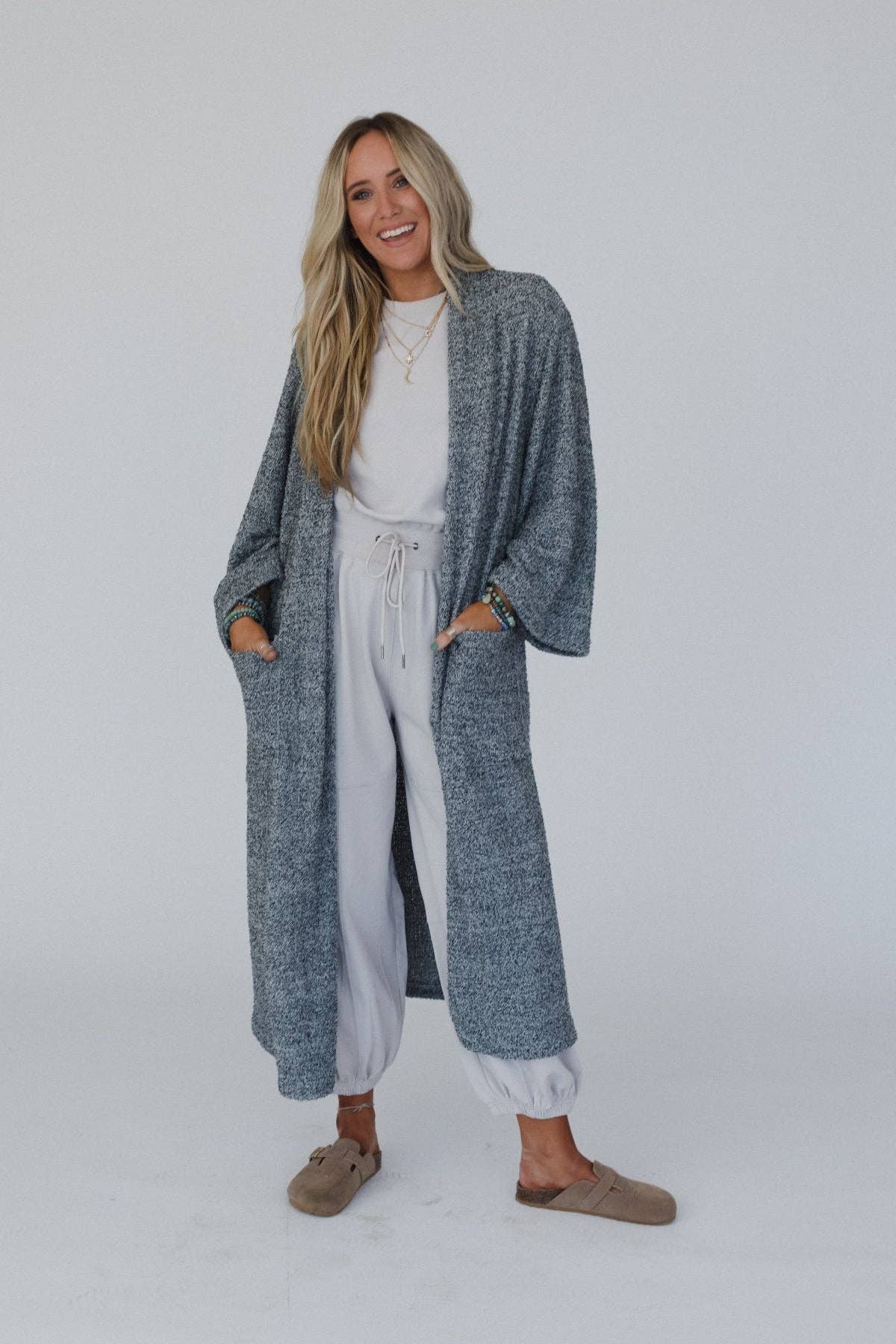 Moonlight Hug Cardigan - Black