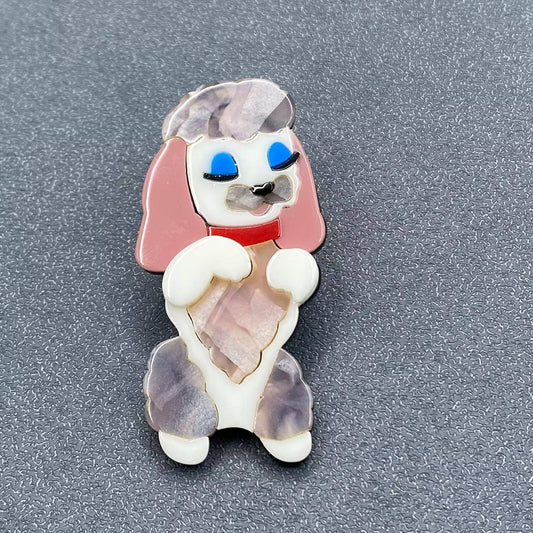 King Charles Spaniel Dog Acrylic Brooch